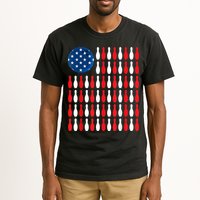 American Flag Patriotic Bowler & Bowling Tall T-Shirt