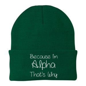 Alpha Funny Personalized Birthday Women Name Gift Idea Knit Cap Winter Beanie