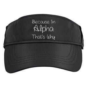 Alpha Funny Personalized Birthday Women Name Gift Idea Adult Drive Performance Visor