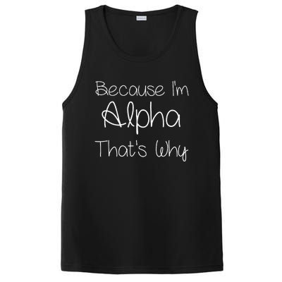 Alpha Funny Personalized Birthday Women Name Gift Idea PosiCharge Competitor Tank