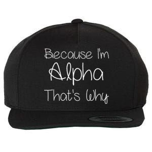 Alpha Funny Personalized Birthday Women Name Gift Idea Wool Snapback Cap