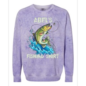 Abel's Fishing Personalized Fishing Colorblast Crewneck Sweatshirt