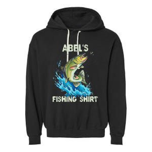 Abel's Fishing Personalized Fishing Garment-Dyed Fleece Hoodie