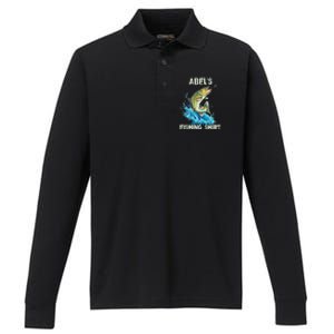 Abel's Fishing Personalized Fishing Performance Long Sleeve Polo