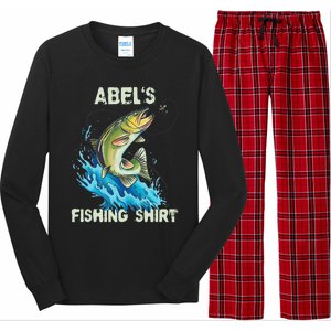 Abel's Fishing Personalized Fishing Long Sleeve Pajama Set