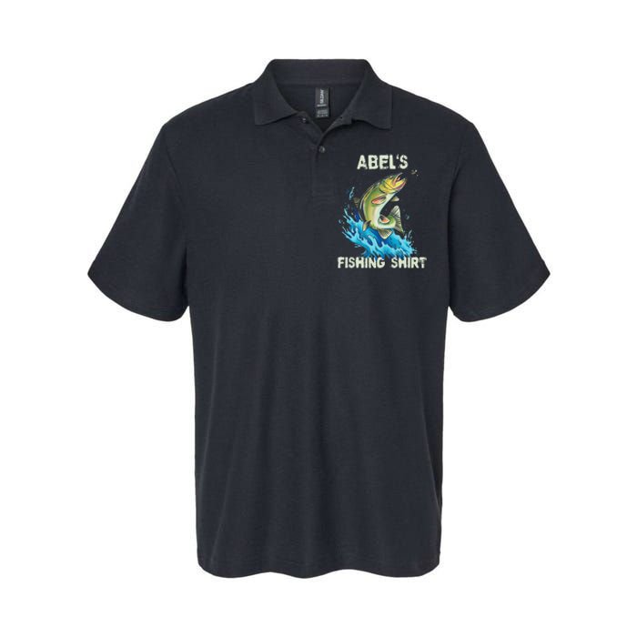 Abel's Fishing Personalized Fishing Softstyle Adult Sport Polo