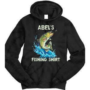 Abel's Fishing Personalized Fishing Tie Dye Hoodie