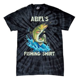 Abel's Fishing Personalized Fishing Tie-Dye T-Shirt