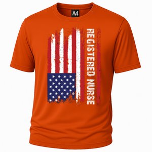 American Flag Patriotic Cool Gift Cooling Performance Crew T-Shirt