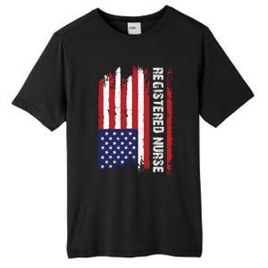 American Flag Patriotic Cool Gift Tall Fusion ChromaSoft Performance T-Shirt