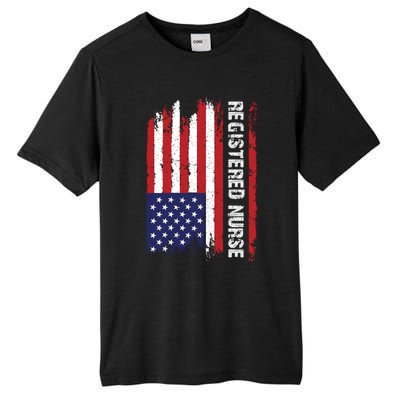 American Flag Patriotic Cool Gift Tall Fusion ChromaSoft Performance T-Shirt