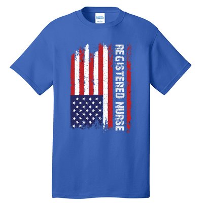 American Flag Patriotic Cool Gift Tall T-Shirt