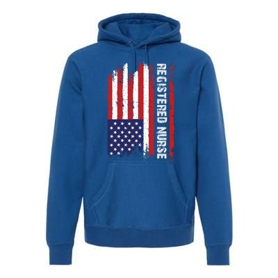 American Flag Patriotic Cool Gift Premium Hoodie