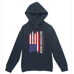 American Flag Patriotic Cool Gift Urban Pullover Hoodie