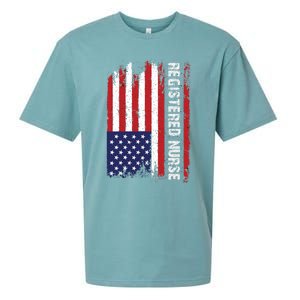 American Flag Patriotic Cool Gift Sueded Cloud Jersey T-Shirt