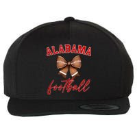 Alabama Football Pretty Coquette Style Bow Wool Snapback Cap