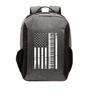 American Flag Piano Piano Player Lover Gift Vector Backpack