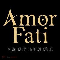 Amor Fati Philosophy Drawstring Bag