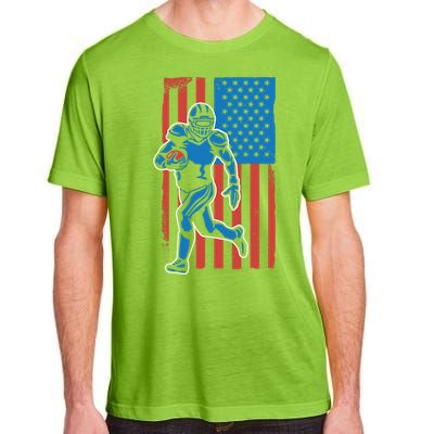 American Football Player Flag Adult ChromaSoft Performance T-Shirt