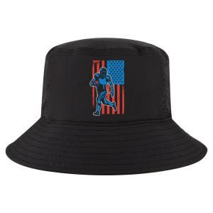 American Football Player Flag Cool Comfort Performance Bucket Hat