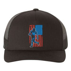 American Football Player Flag Yupoong Adult 5-Panel Trucker Hat