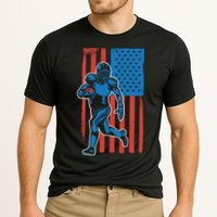 American Football Player Flag Cooling Performance Crew T-Shirt