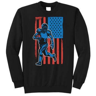 American Football Player Flag Sweatshirt