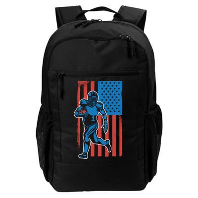 American Football Player Flag Backpack