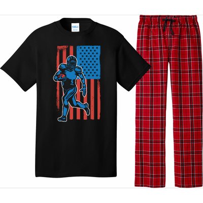 American Football Player Flag Pajama Set