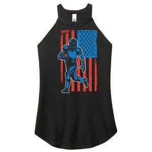 American Football Player Flag Women's Perfect Tri Rocker Tank