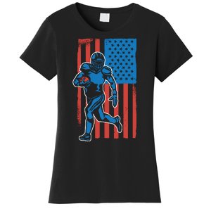 American Football Player Flag Women's T-Shirt