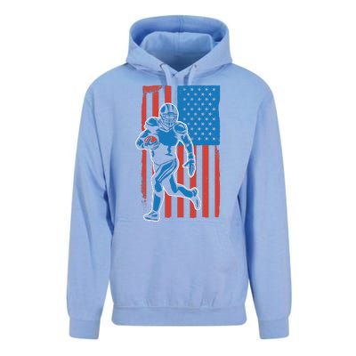 American Football Player Flag Unisex Surf Hoodie