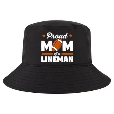 American Football Player Mommy Proud Mom Of A Line Cool Gift Cool Comfort Performance Bucket Hat