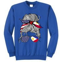 American Filipina Patriot Flag Philippines Grown Gift Tall Sweatshirt