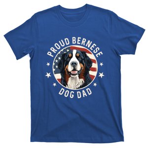 American Flag Proud Bernese Mountain Dog Dad Cute Gift T-Shirt