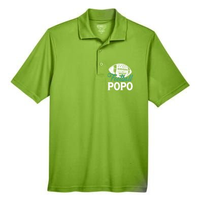 American Football Popo Happy FatherS Day Dad Grandpa Gift Men's Origin Performance Pique Polo