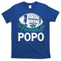 American Football Popo Happy FatherS Day Dad Grandpa Gift T-Shirt