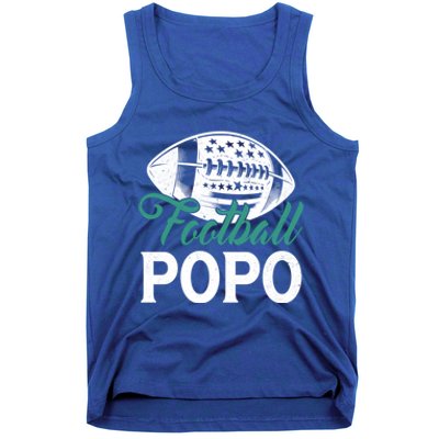 American Football Popo Happy FatherS Day Dad Grandpa Gift Tank Top