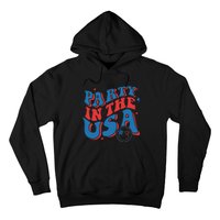 American Flag Party In Usa 4th July Patriotic Hoodie