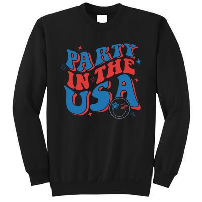 American Flag Party In Usa 4th July Patriotic Sweatshirt