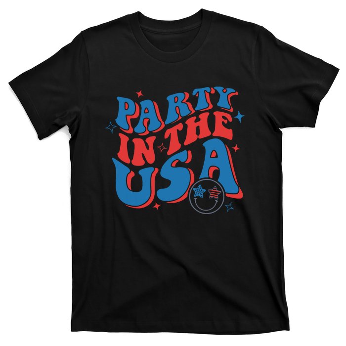 American Flag Party In Usa 4th July Patriotic T-Shirt