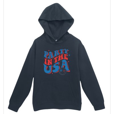 American Flag Party In Usa 4th July Patriotic Urban Pullover Hoodie