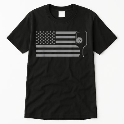 American Flag Pickleball Apparel Pickleball Tall T-Shirt