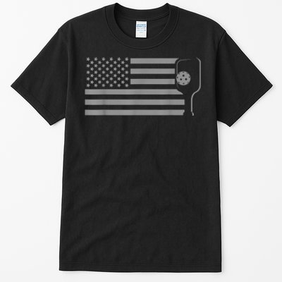 American Flag Pickleball Apparel Pickleball Tall T-Shirt