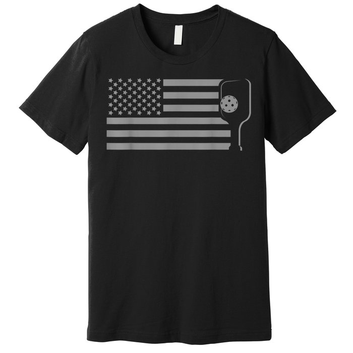 American Flag Pickleball Apparel Pickleball Premium T-Shirt