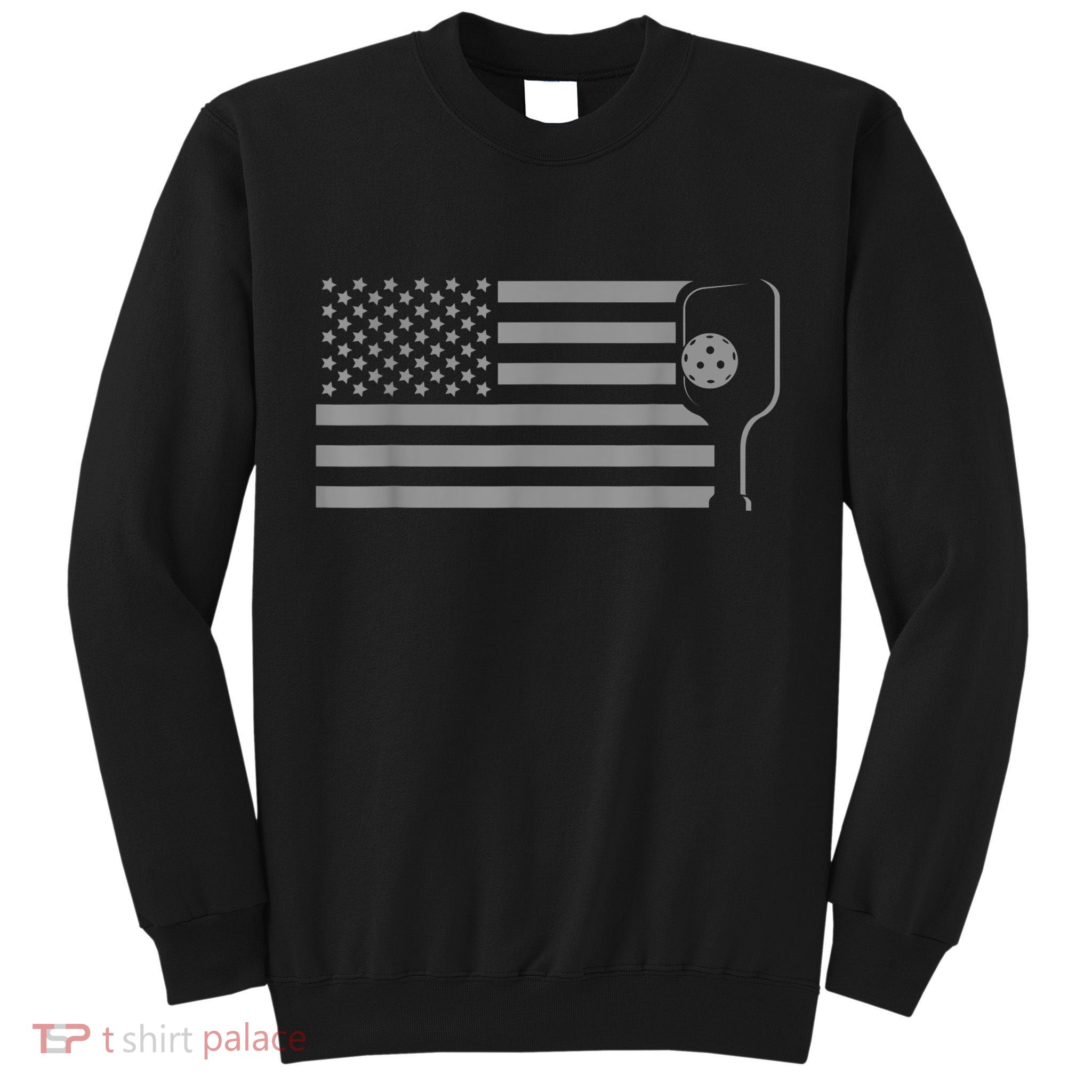 American Flag Pickleball Apparel Pickleball Tall Sweatshirt