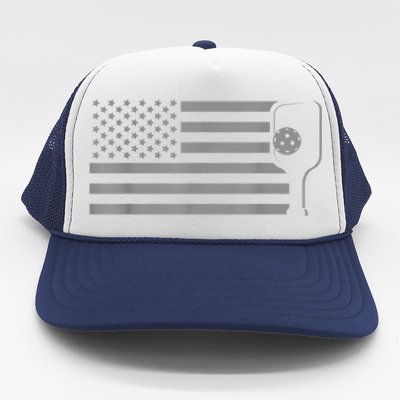 American Flag Pickleball Apparel Pickleball Trucker Hat