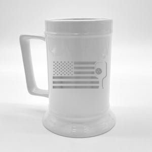 American Flag Pickleball Apparel Pickleball Beer Stein