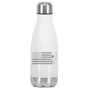 American Flag Pickleball Apparel Pickleball Stainless Steel Insulated Water Bottle