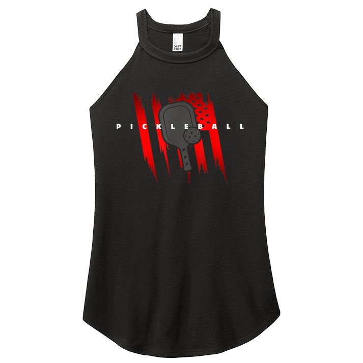 American Flag Pickleball Apparel Pickleball Women's Perfect Tri Rocker Tank